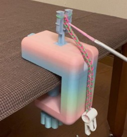 ミニ輪ゴム編み器固定台